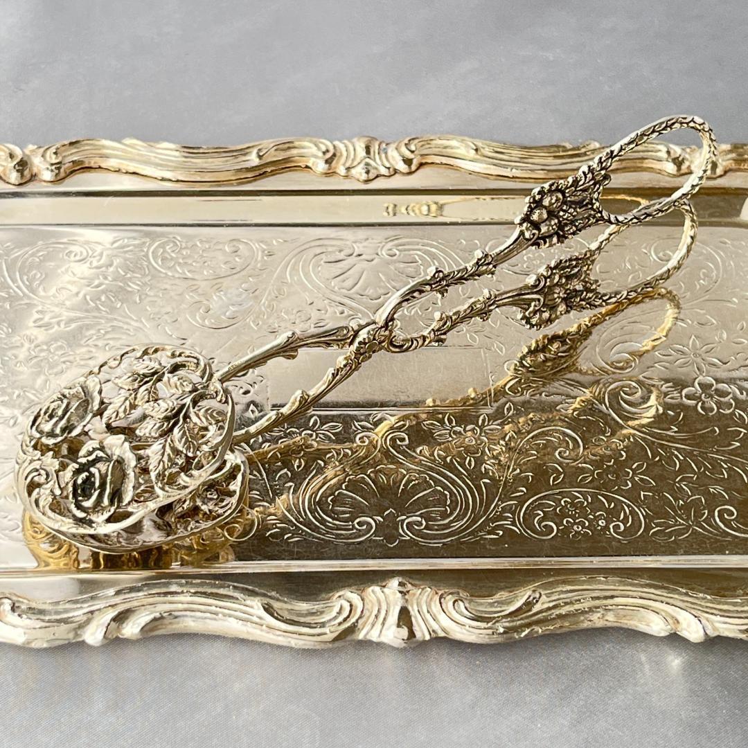 Christoph Bach】 薔薇の透かしのペストリートング【純銀】17cm - メルカリ