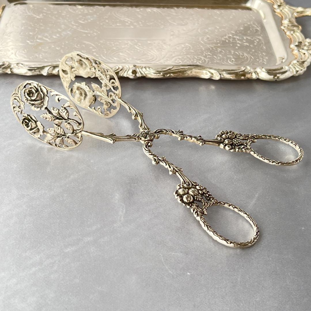 Christoph Bach】 薔薇の透かしのペストリートング【純銀】17cm - メルカリ