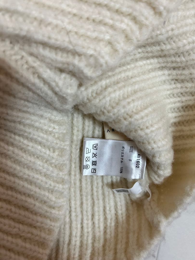 andmary Donna knit tops white - メルカリ