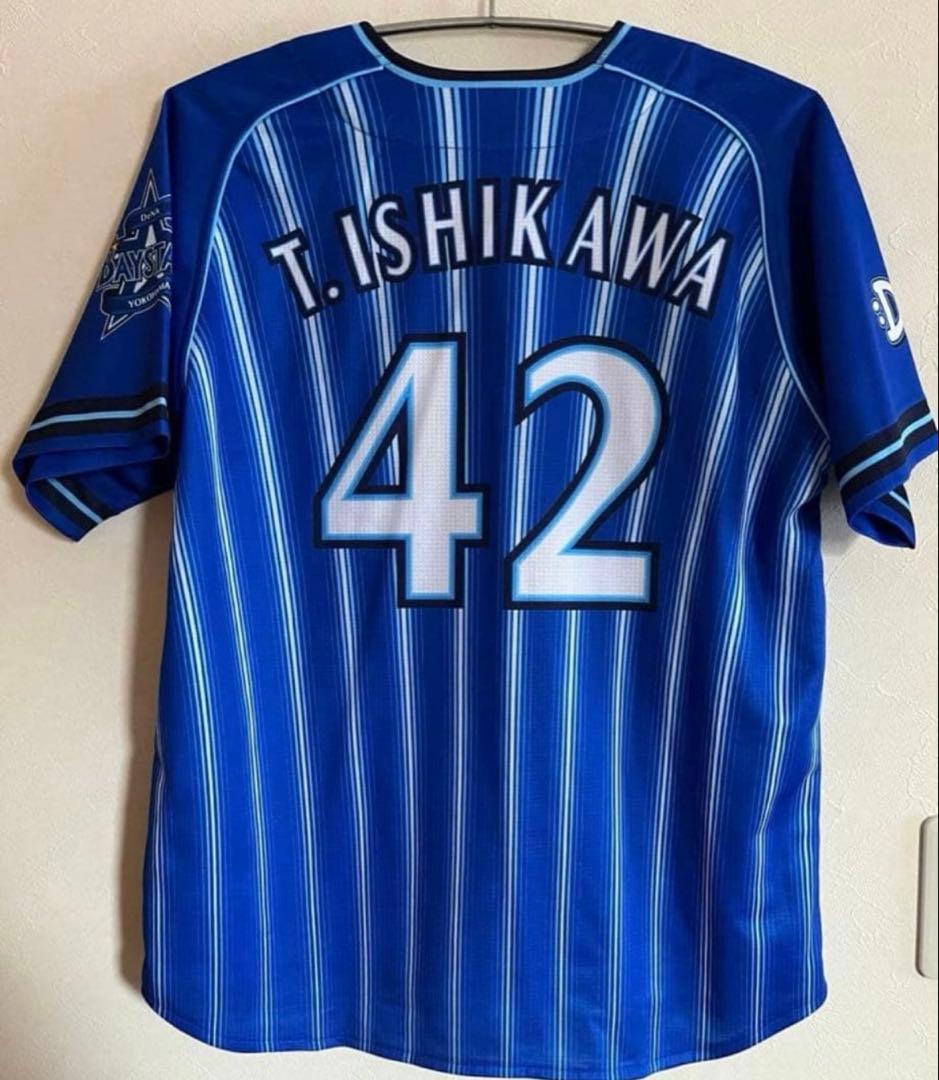 横浜DeNAベイスターズ 石川雄洋さん レプリカユニフォーム M - メルカリ