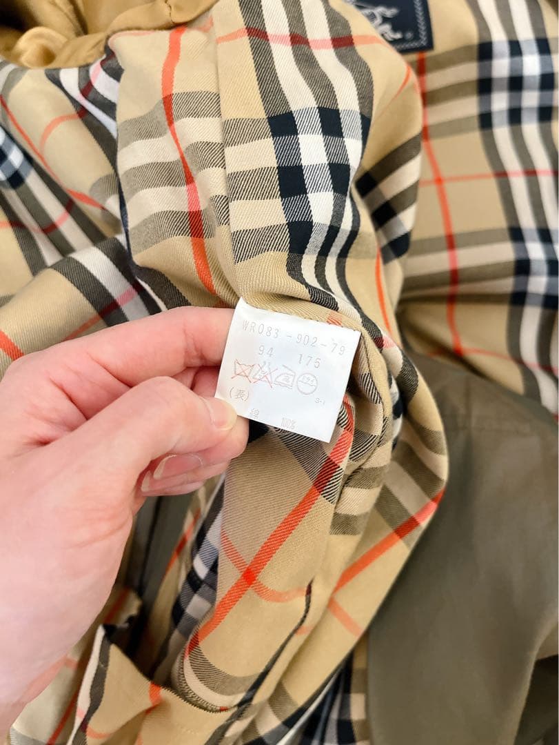 美品】バーバリーズ 90's ノバチェック 玉虫色 トレンチコート - メルカリ