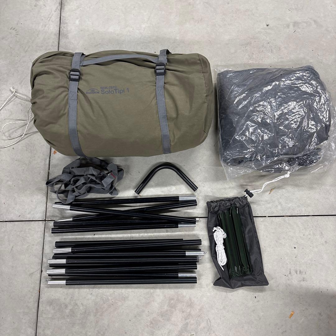 バンドックソロティピー1TC 二又付きカーキ。 愛用5年】おやじがバンドック・ソロティピー1TCを手放せない理由