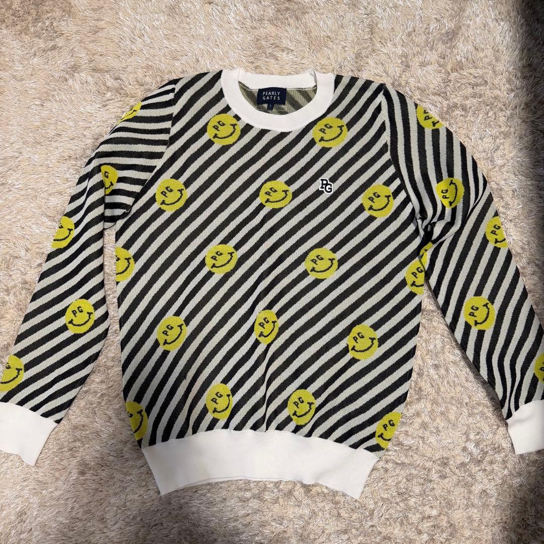 PEARLY GATES ストライプ セーター サイズ1 - メルカリ
