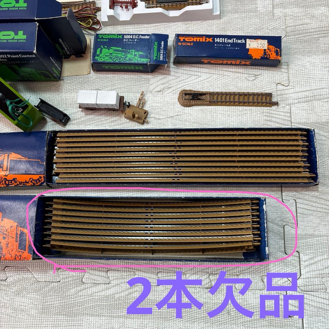 鉄道模型？TOMIX、KATO車両系レール他セット【傷 箱破れ ケース破損あり】