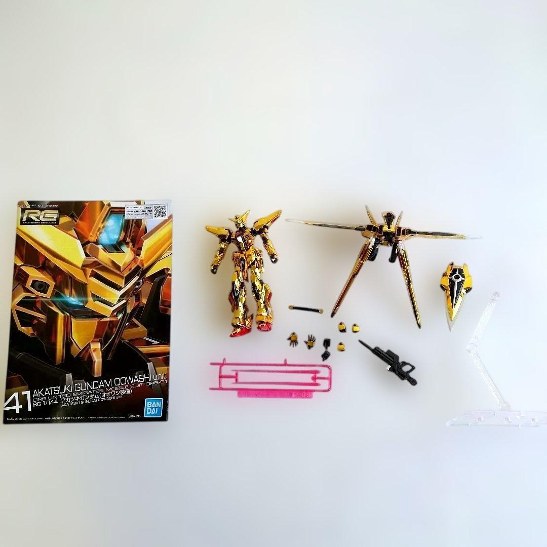 未使用 HGゼウスシルエット シラヌイパック＋接続パーツ RGアカツキガンダム