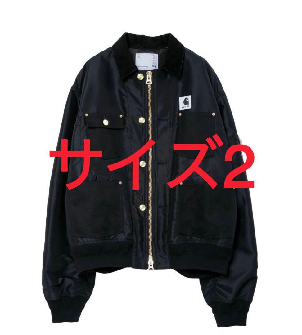 sacai x Carhartt WIP Nylon Twill 黒 サイズ 2 - メルカリ