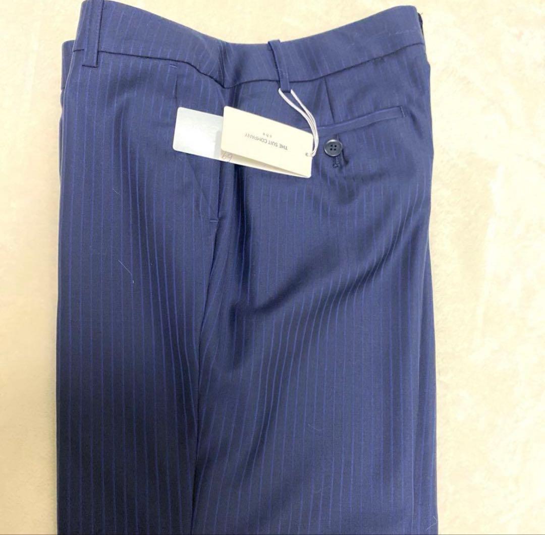 新品タグ付き】ザスーツカンパニーパンツREDA ストレッチ Lサイズ