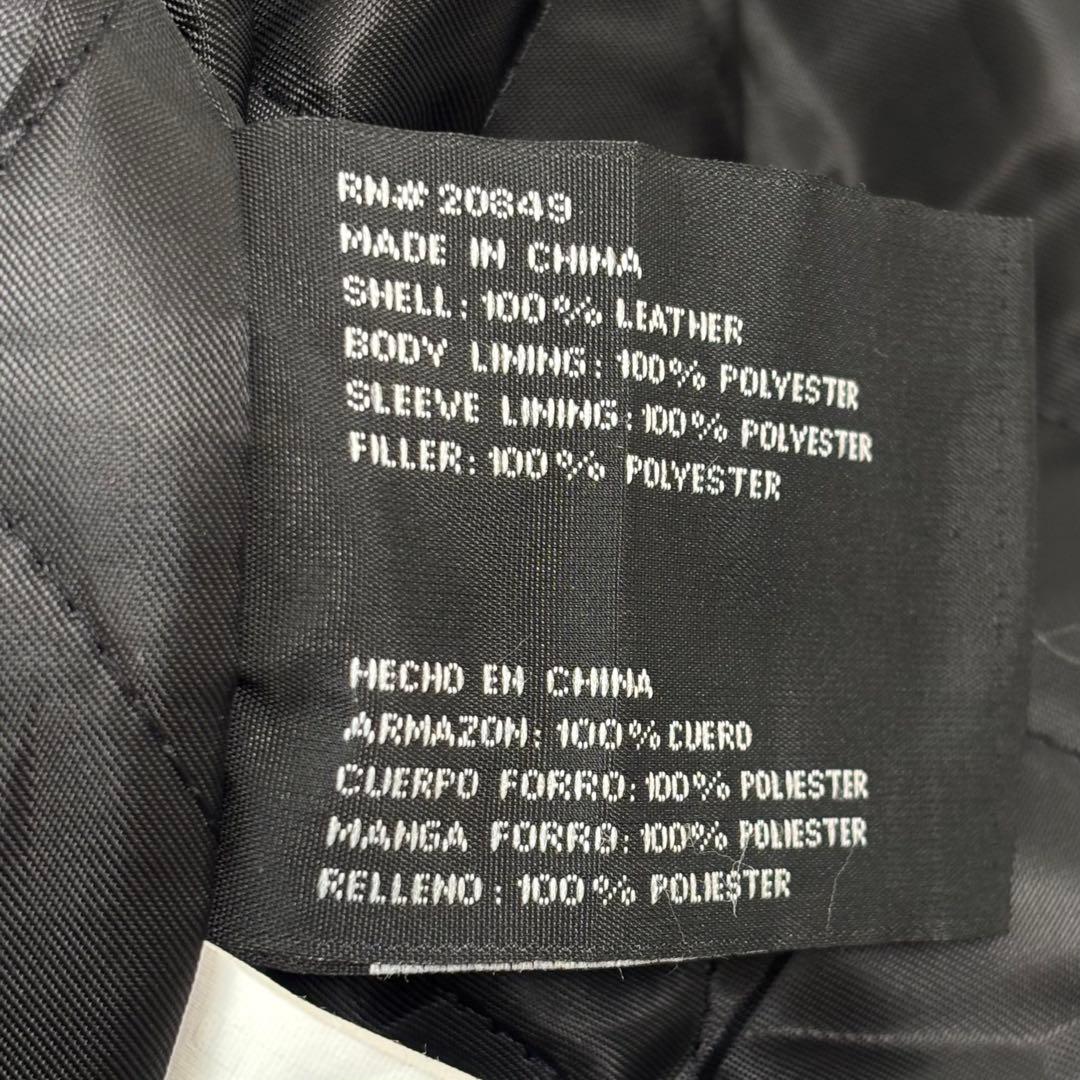 excelled leather car coat black XL 本革 XL excelled leather car