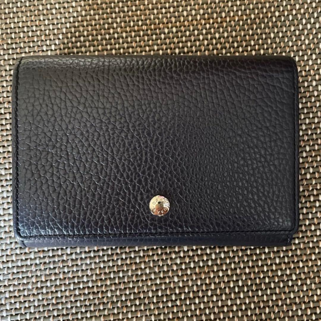 FARO ダークネイビー二つ折り財布 - メルカリ