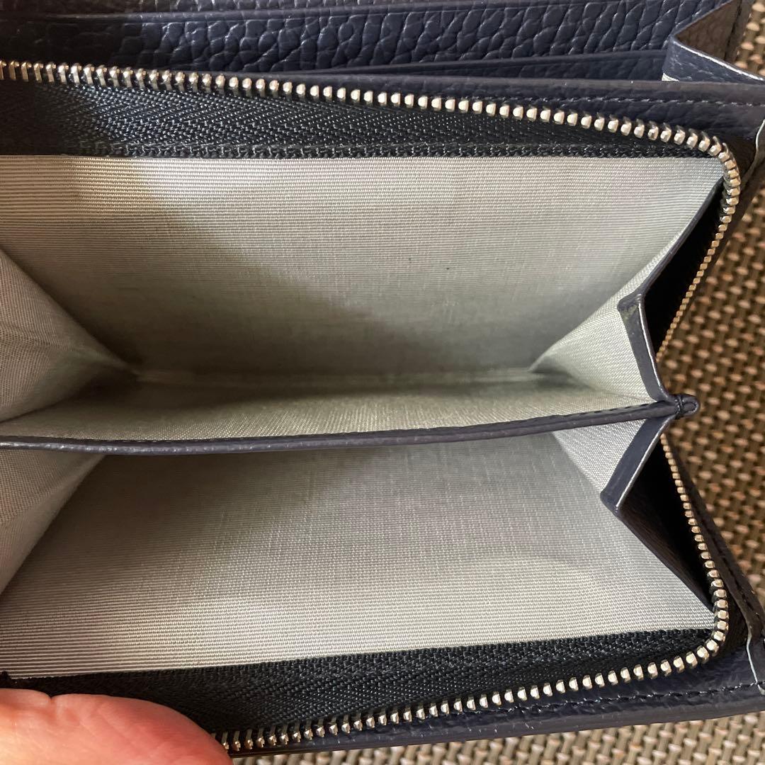 FARO ダークネイビー二つ折り財布 - メルカリ