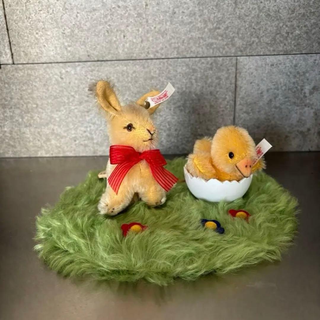 【美品】シュタイフ　イースタージオラマ