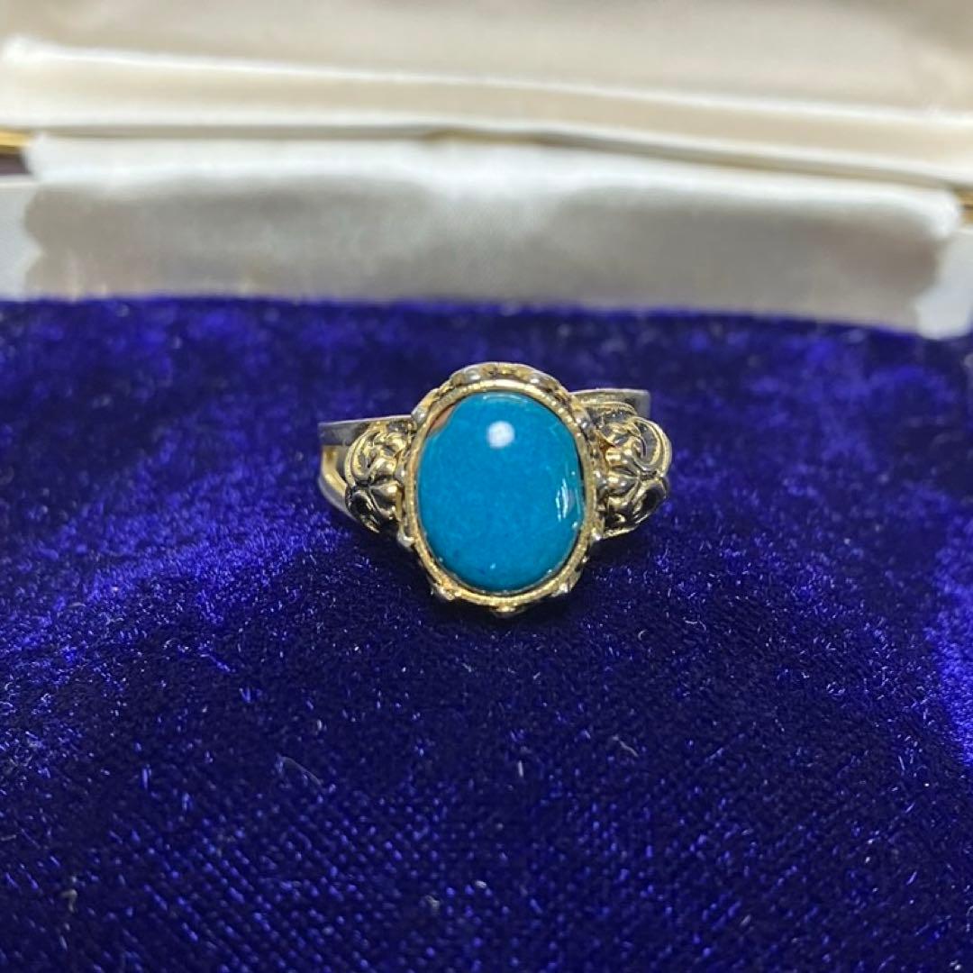 遺品整理 天然石 指輪 12ー13号 リング アクセサリーヴィンテージ