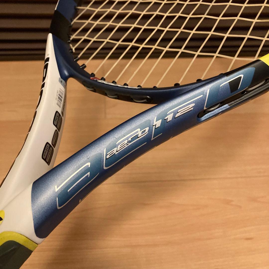BabolaT aero112 バボラ アエロ112 硬式テニスラケット G4 - メルカリ