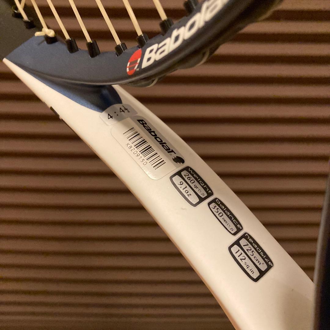 BabolaT aero112 バボラ アエロ112 硬式テニスラケット G4 - メルカリ