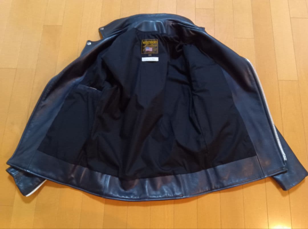 Y*T様 VANSONバンソンC2Rライダースロンハーマン別注34ネイビーNAV