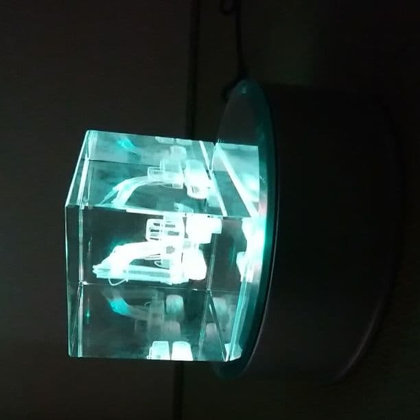 超レア日立建機記念品クリスタルユンボ