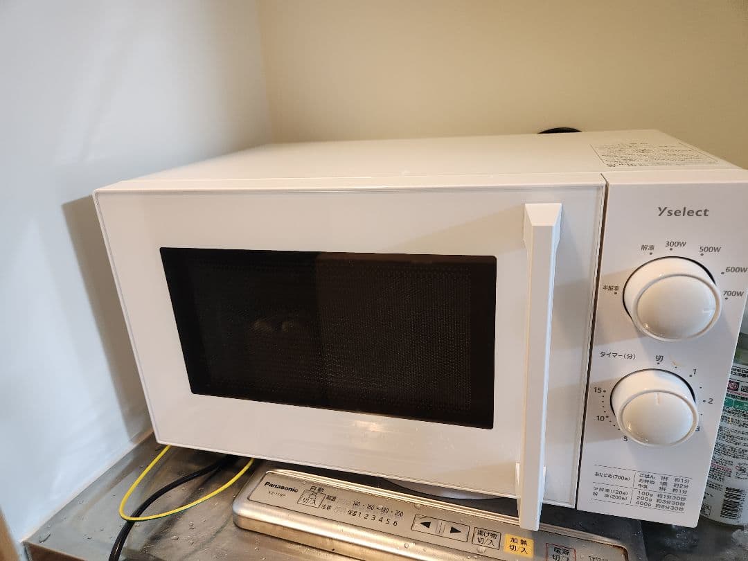 Yselect 単機能電子レンジ ホワイト - メルカリ