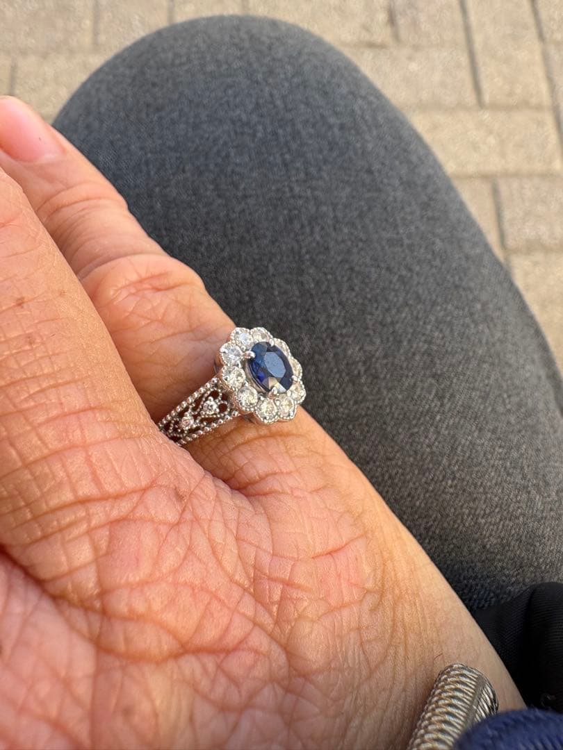 3*5様 ミニバック付【ツツミ】ブルーサファイアのリング 13号 - メルカリ