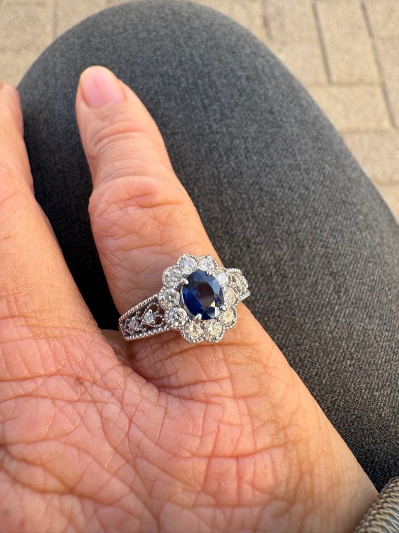 3*5様 ミニバック付【ツツミ】ブルーサファイアのリング 13号 - メルカリ