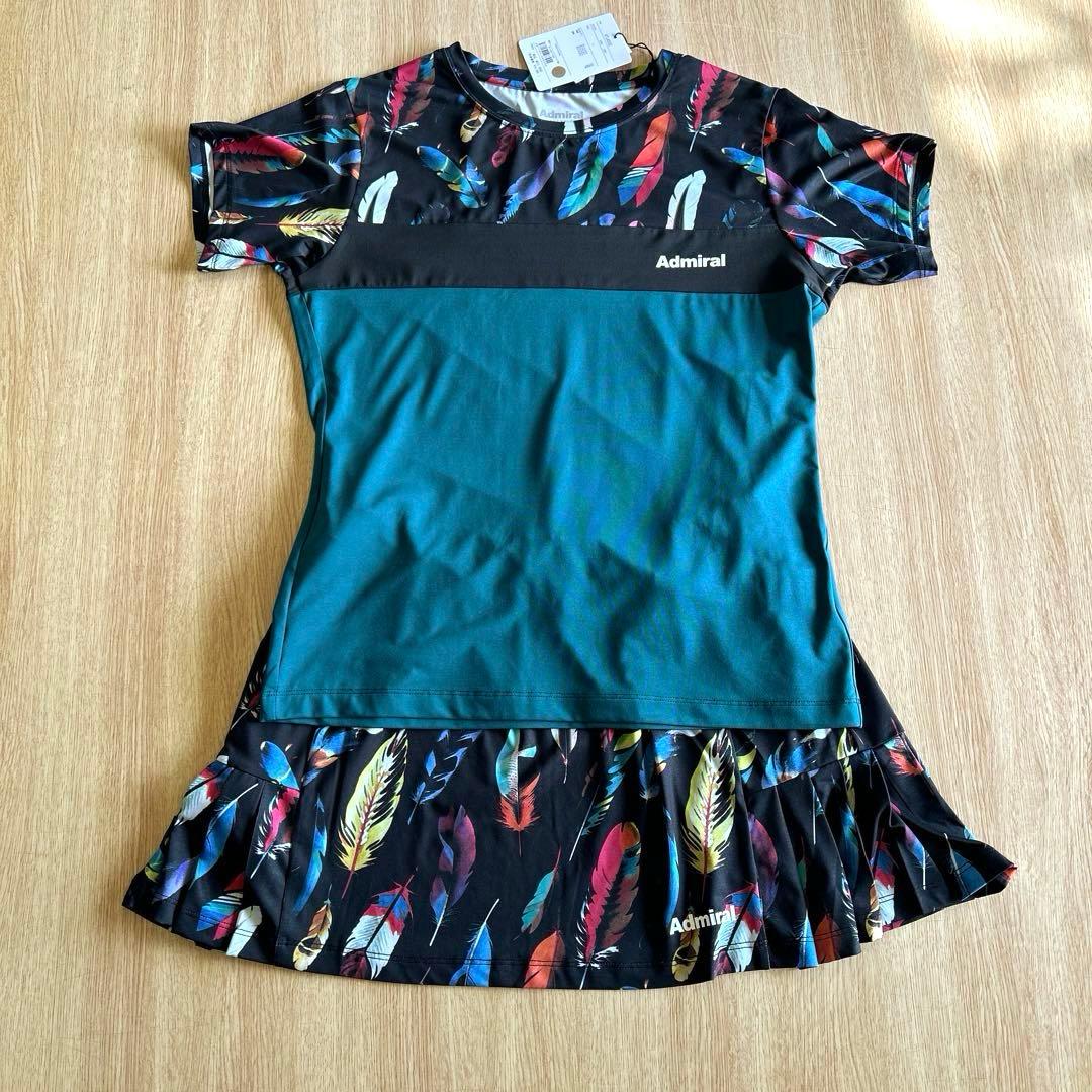 アドミラル　レディーステニスウエア ゲームシャツスコートセットアップ　L アドミラル レディーステニスウエア ゲームシャツスコートセットアップ