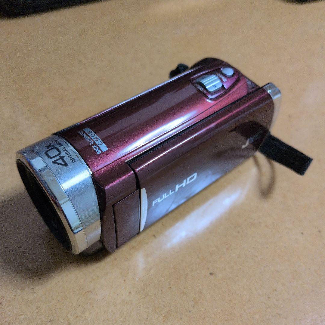 JVC everio フルHDビデオカメラ GZ-E117-R SDカード付き JVC everio フルHDビデオカメラ GZ-E117-R SDカード付き - メルカリ