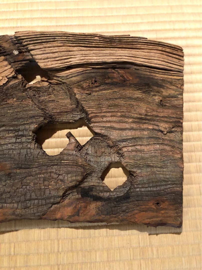 明治～昭和時代 水車板 敷板 花台 アンティーク 骨董品