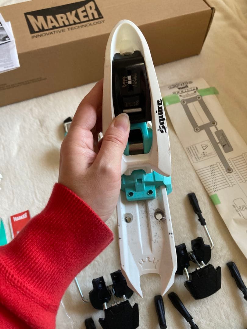 Marker Squire スキー ビンディング ターコイズブルー - メルカリ
