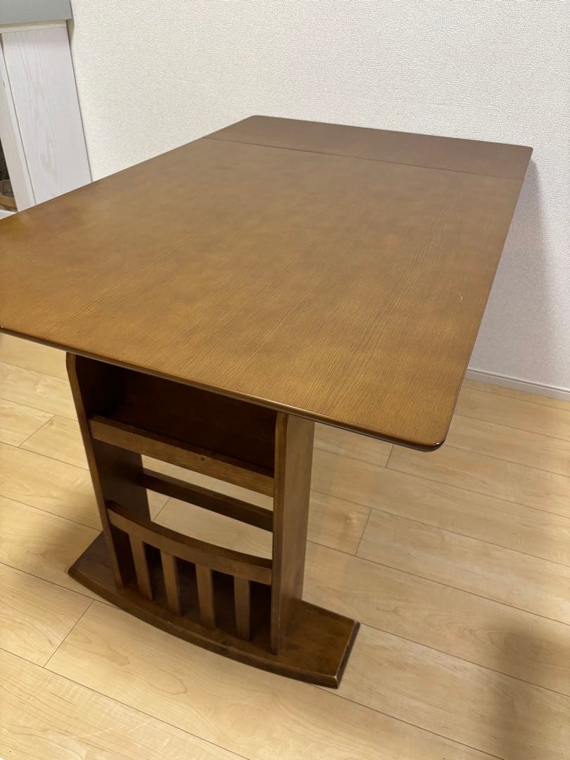 伸縮性 木製ダイニングテーブル 伸長式ダイニングテーブル Aki(アキ) 幅130/216cm｜北欧・ヴィンテージ