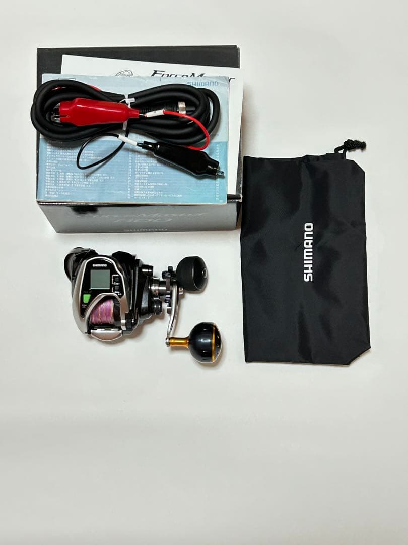 シマノ フォースマスター800 夢屋ハンドルノブ 巻上8.7㎞ 通電時間55