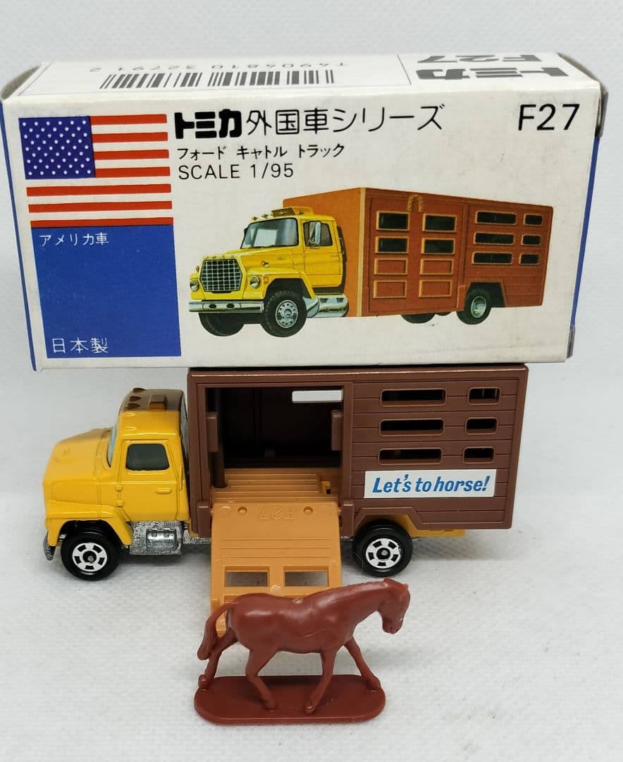 ⚠️入手困難《青箱トミカF27-2-2》フォードキャトルトラック 未使用美品