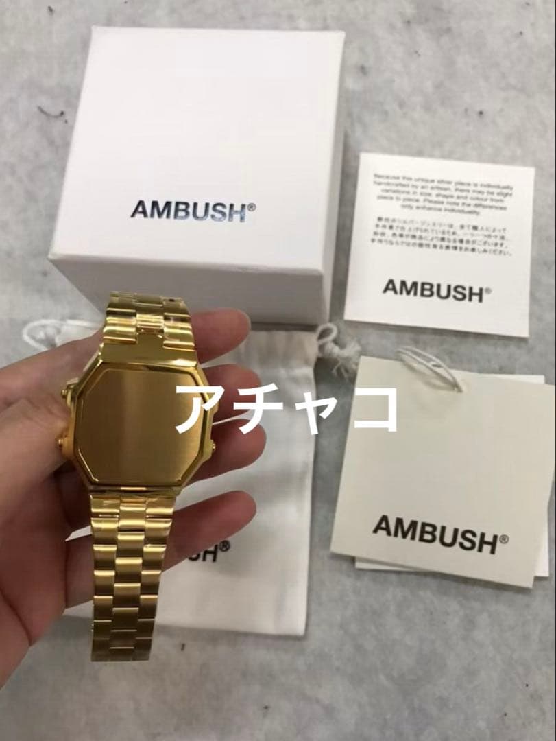 Ambush timeless時計型ブレス ゴールド AMBUSH® - Timeless Watch Bracelet | HBX