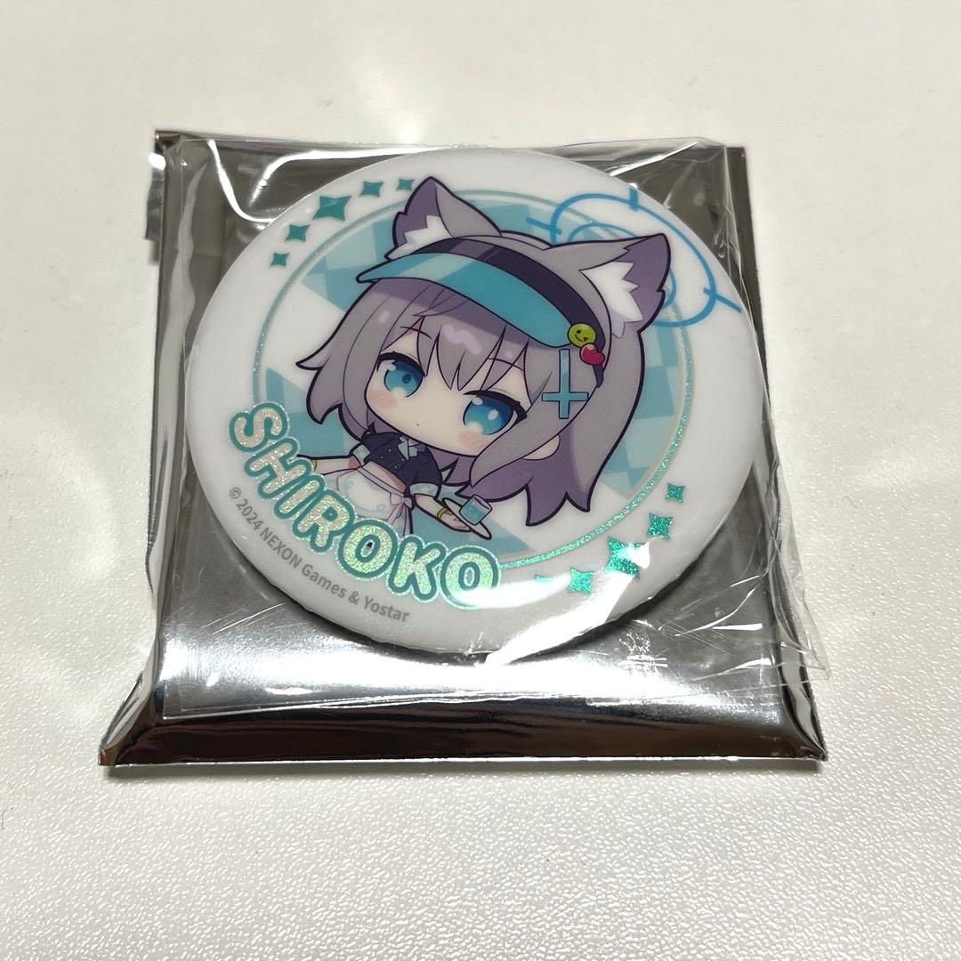 砂狼シロコ 缶バッジ 盛夏パーティー ブルーアーカイブ(ブルアカ