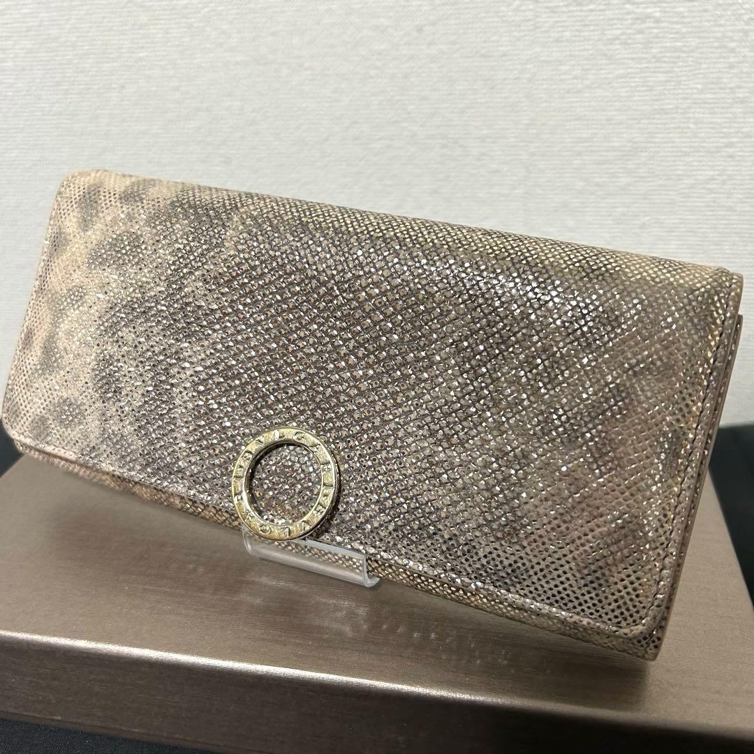 ・BVLGARI 二つ折り 長財布 正規品 美品 箱、購入証明書付き ブルガリ 財布 二つ折り メンズ 長財布 ブランド BVLGARI 財布 メンズ