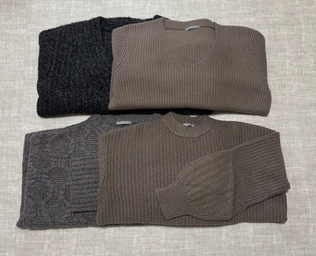 theoryluxeニット4点（サイズ38） - メルカリ