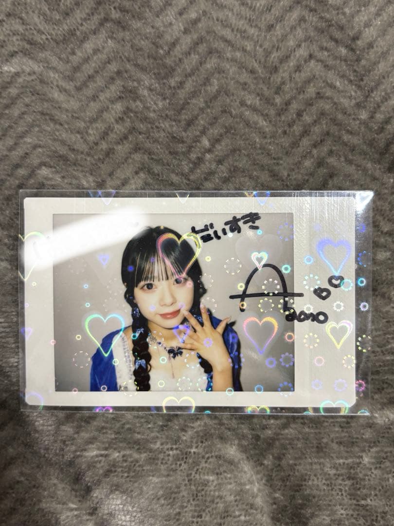 CUTIE STREET 増田彩乃 サイン入りチェキ - メルカリ