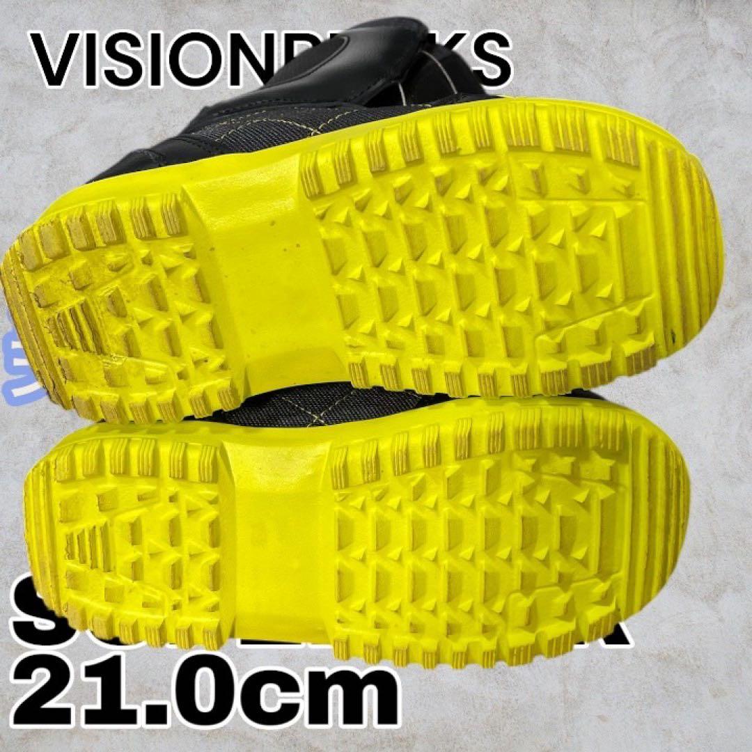 美品VISION PEAKS スノーボードブーツ 21.0cm