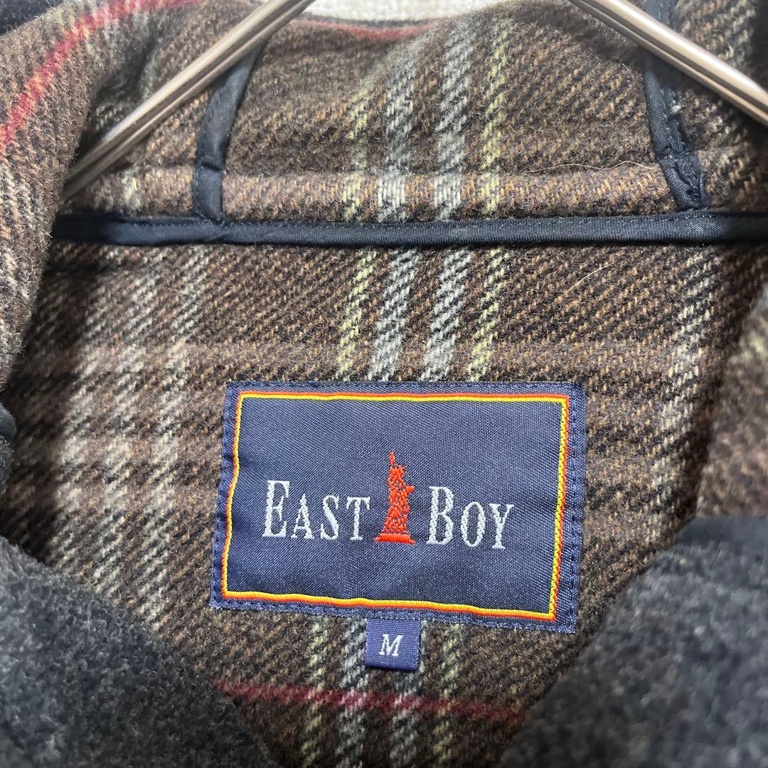 King様専用 イーストボーイ カシミヤ混 ダッフルコート チェック M