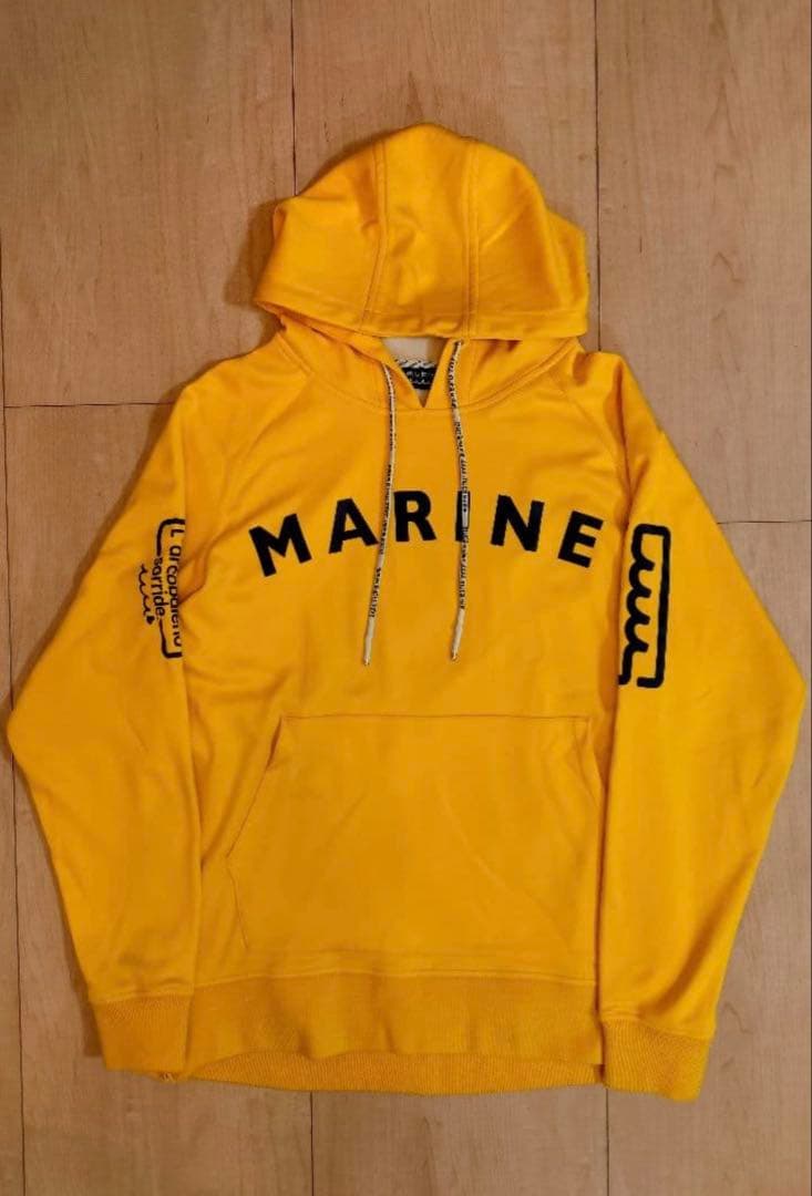 MARINE プルオーバーパーカー イエロー MARINE
