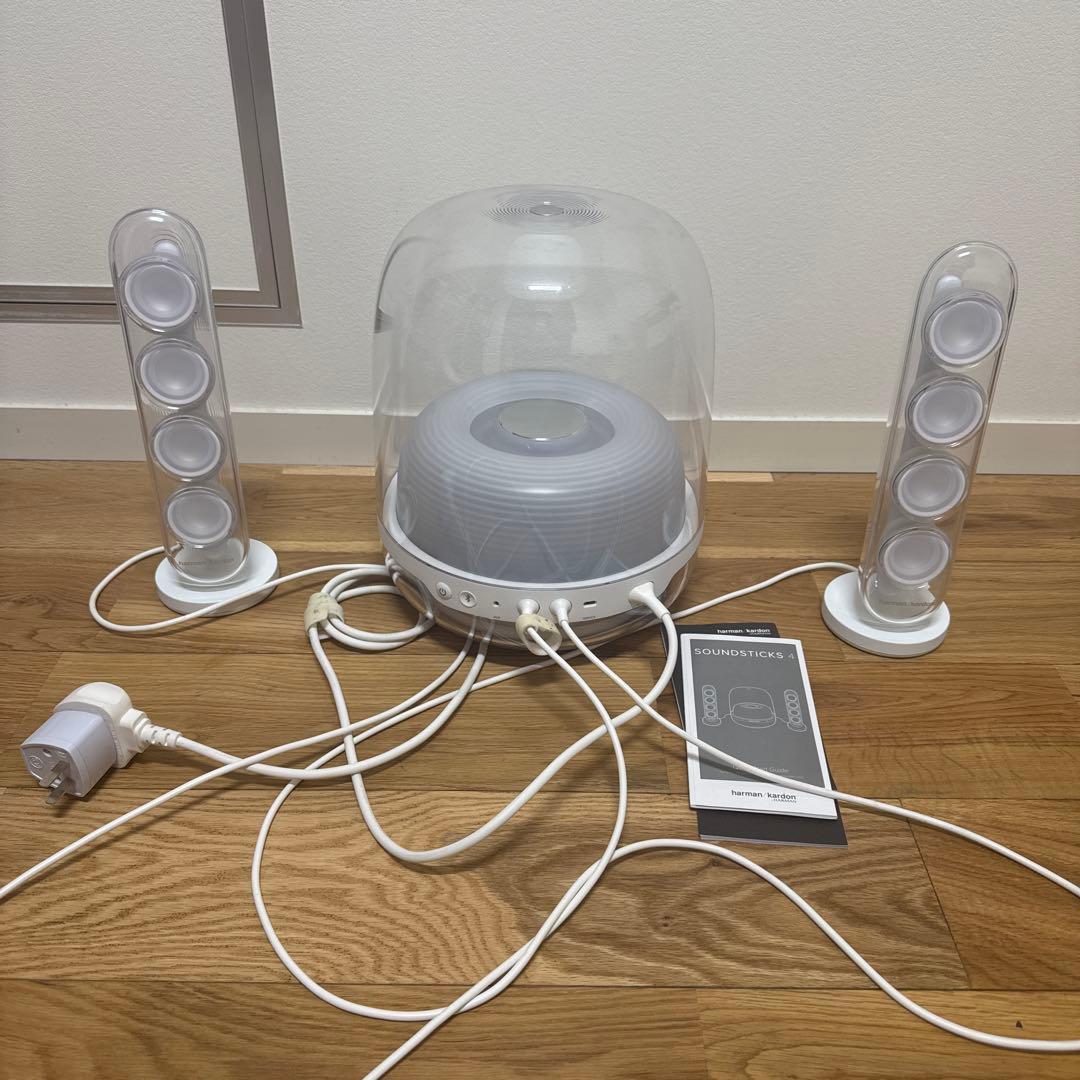 スピーカー・ウーファー harman/kardon SOUNDSTICKS 4 wireless Amazon.co.jp: Harman Kardon SoundSticks 4 Wireless Bluetooth
