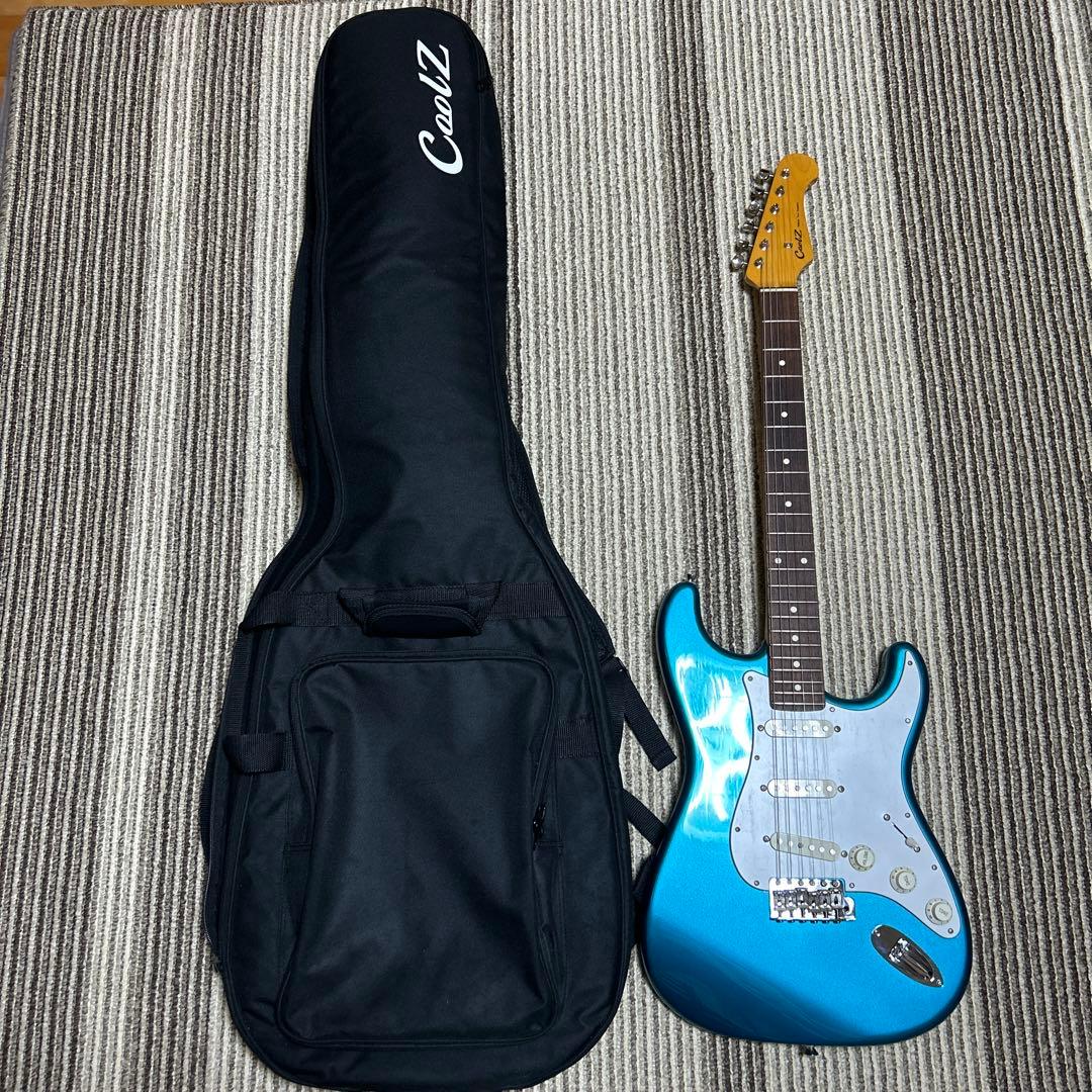 SELDER エレキギター レフティ 左利き用 ストラトキャスター ストラップ付