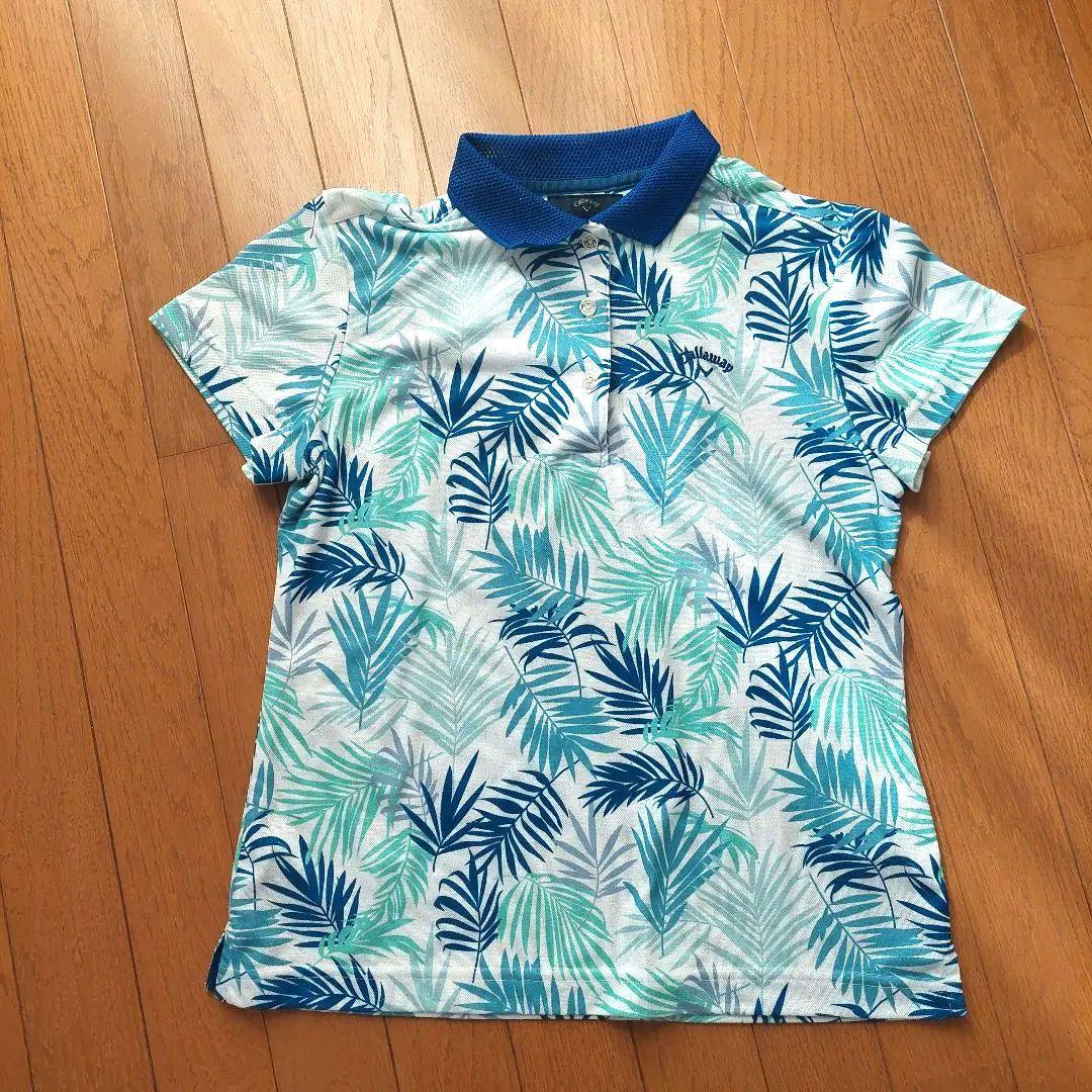 Callaway ポロシャツ Lサイズ 葉っぱ柄 - メルカリ