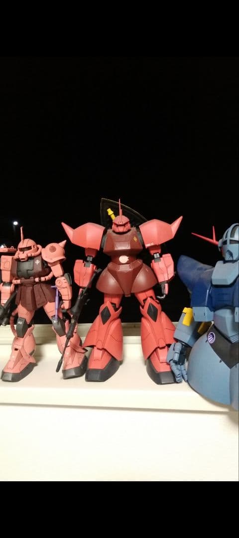 完全塗装版　完成品　3点セット　MG ザクI　全種類 コンプリート　旧型ザク