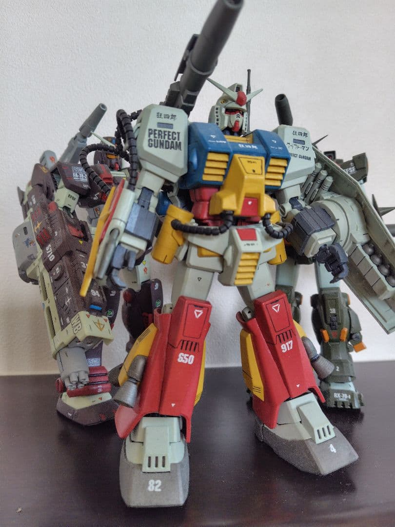 完全塗装版　完成品　3点セット　MG ザクI　全種類 コンプリート　旧型ザク