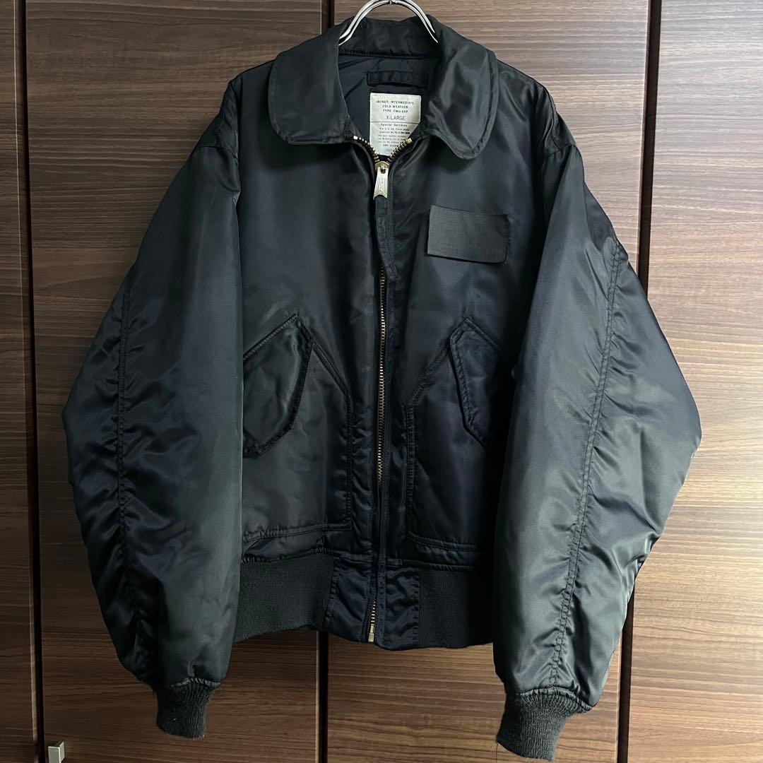 CWU-45P フライトジャケット X-LARGE 黒 IDEALジップ 米軍 - メルカリ