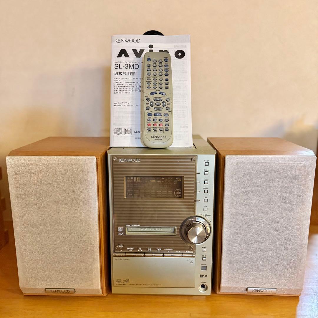 KENWOOD SL3MD 2003年製 コンポ 完動品 プレーヤー KENWOOD 安心の送料