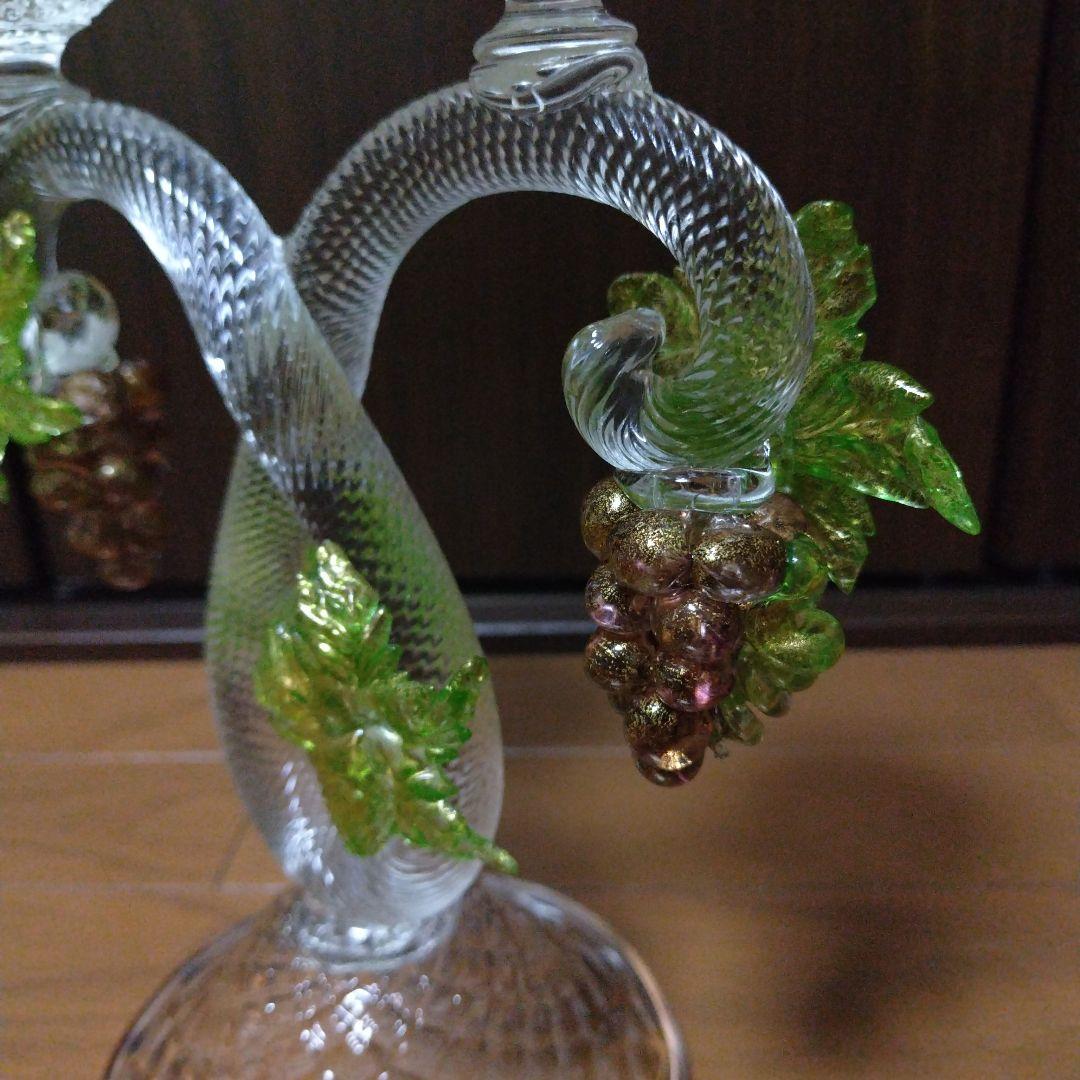 超高級13万以上ムラーノ ベネチアングラス美術品 大型キャンドル