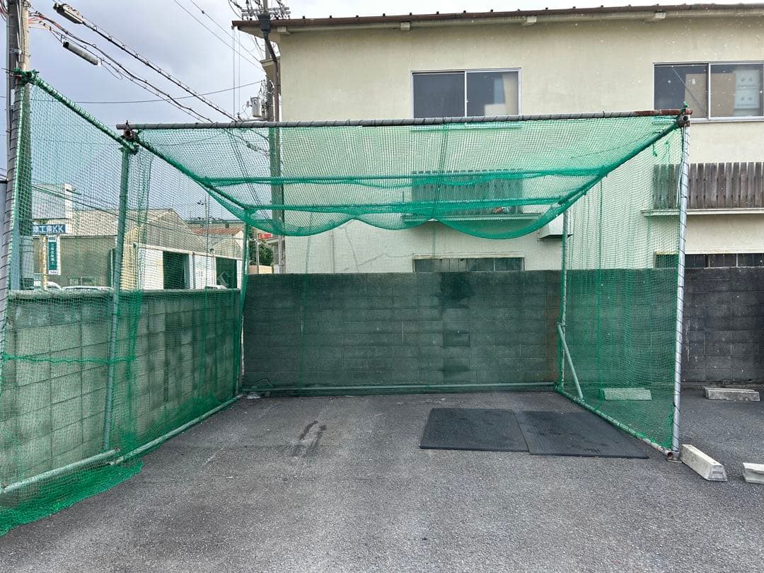 野球ネット 楽天市場】バッティングネット 野球 折りたたみ 242×215cm グラス