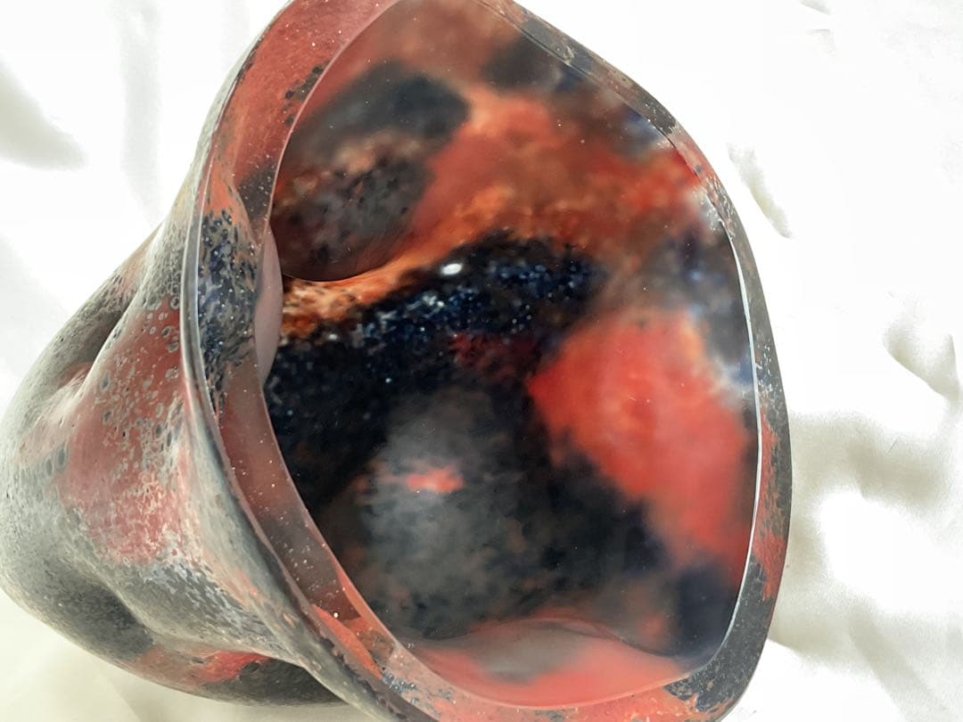 岩田藤七(1893~1980)「ガラス花器」富士山春1961年 - メルカリ