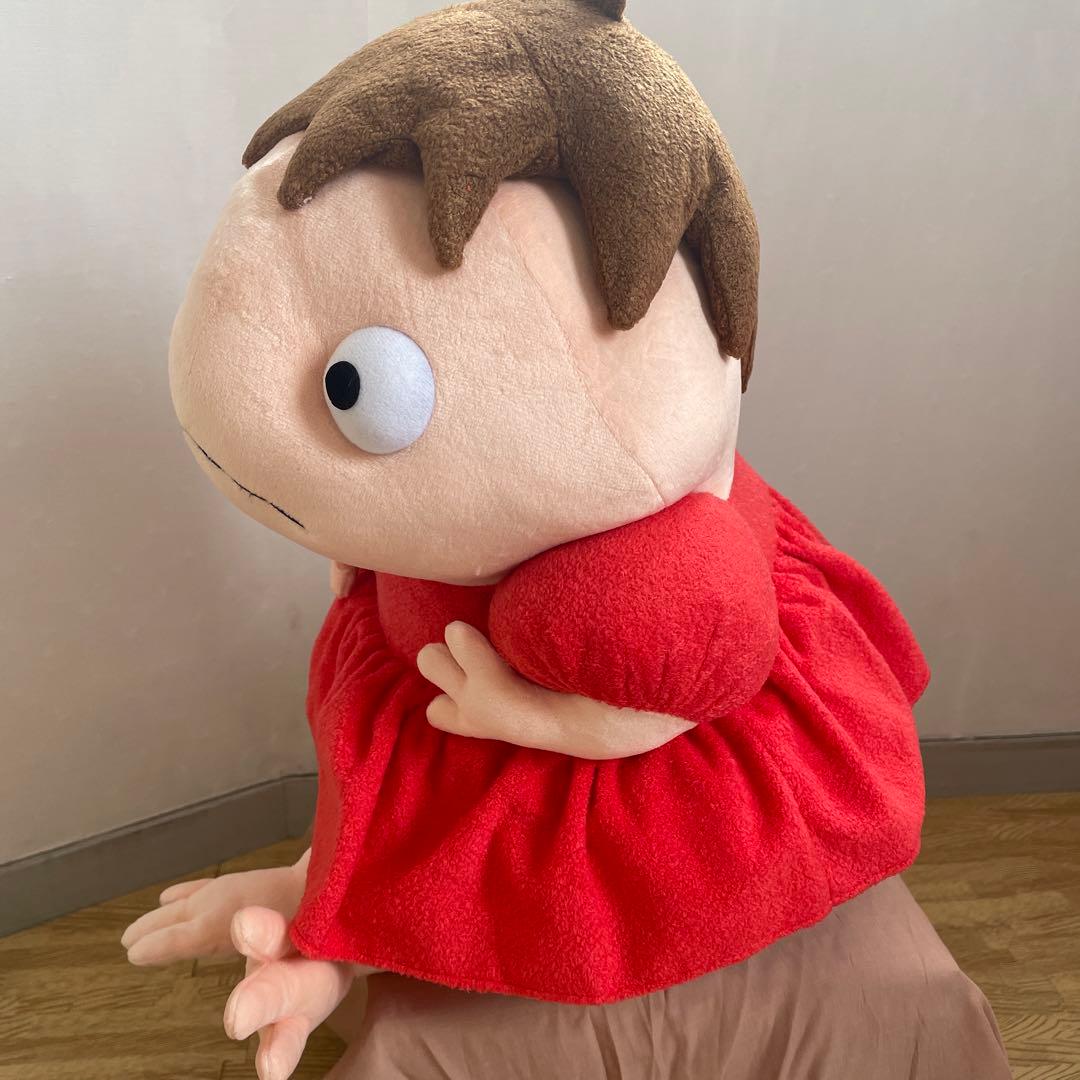 崖の上のポニョ 特大サイズ ぬいぐるみ 半魚人ポニョ ジブリ - メルカリ