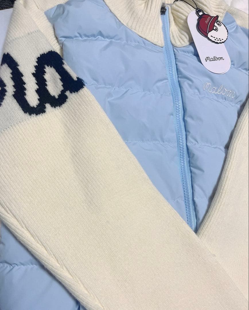 malbongolf ハイネックジップアップダウンカーディガン - メルカリ